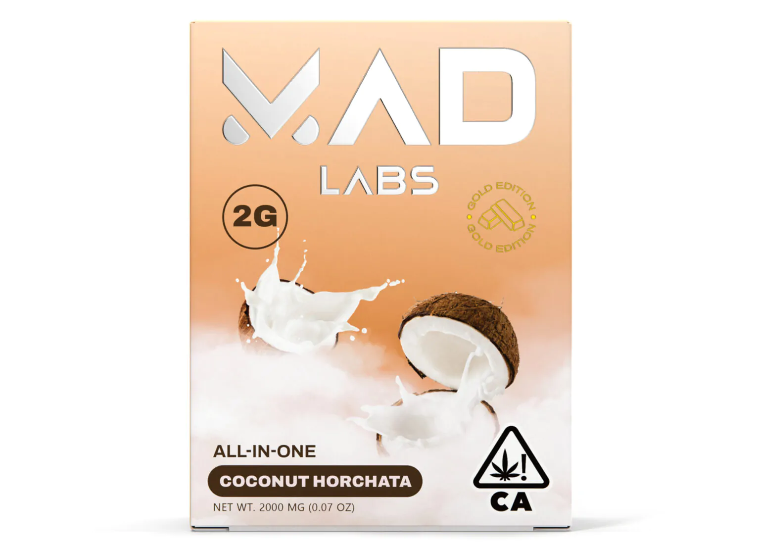 Mad labs 2g disposable Coconut Horchata