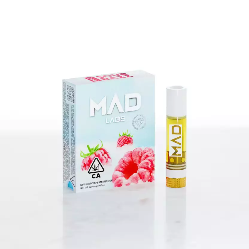 Mad Labs – Sour Razz 1g Disposable Diamond Edition